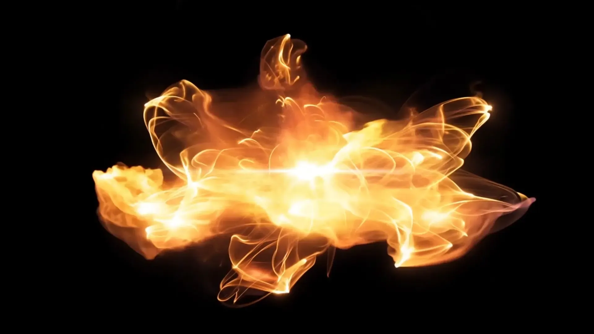 Dramatic Flame Swirl Effect Overlay for Video Projects